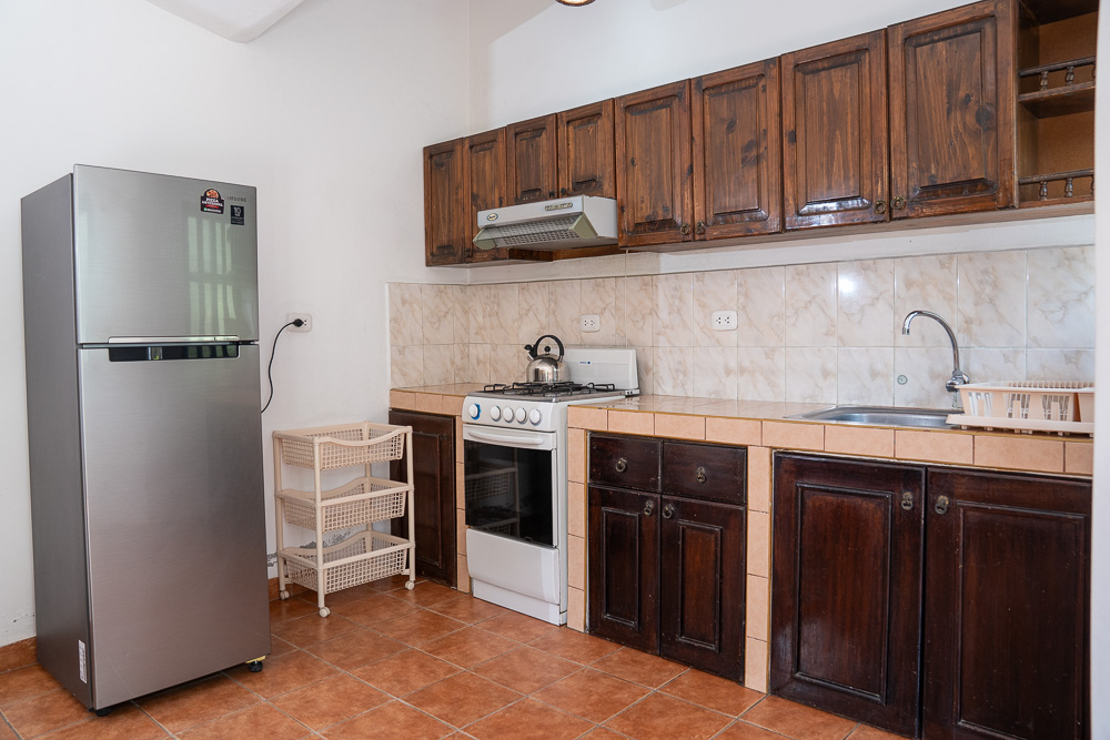 Cocina equipada bungalow Girasoles Santa Eulalia