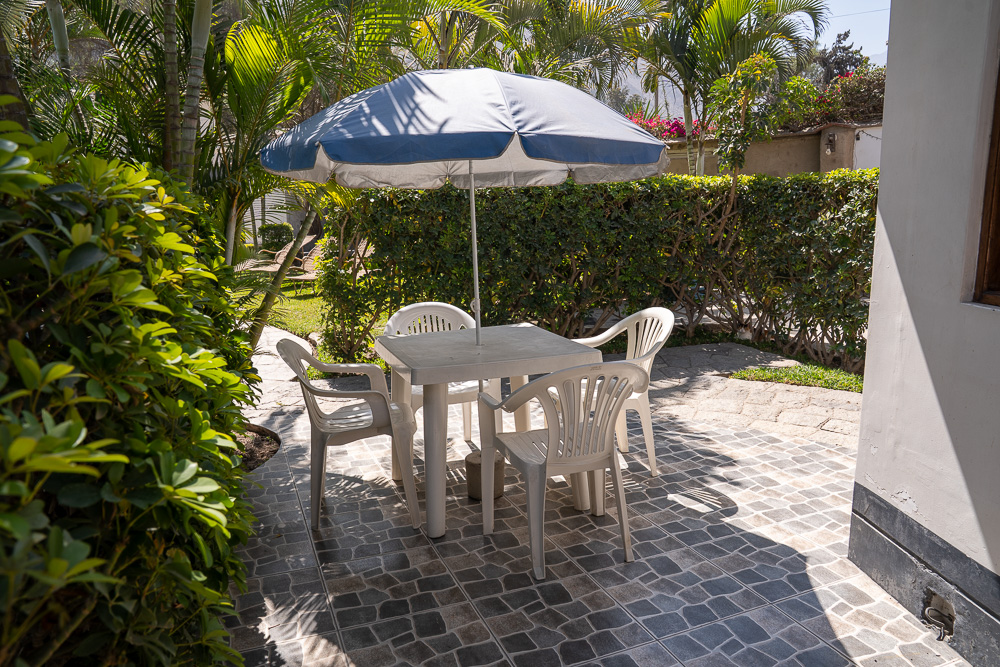Terraza con parrilla